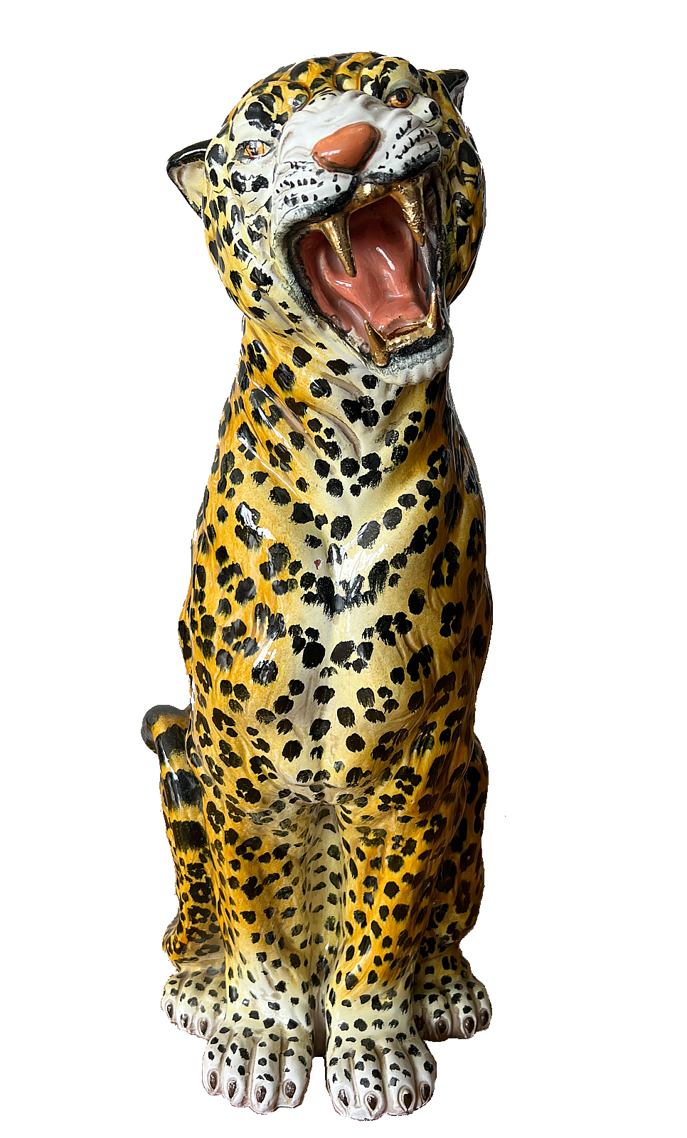 Ceramic Cheetah Statue