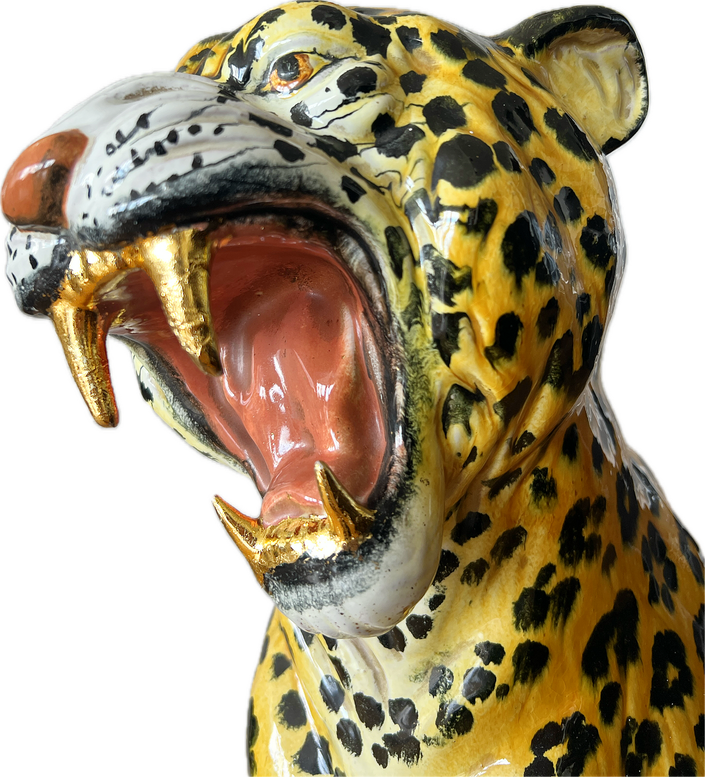 Ceramic Cheetah Statue